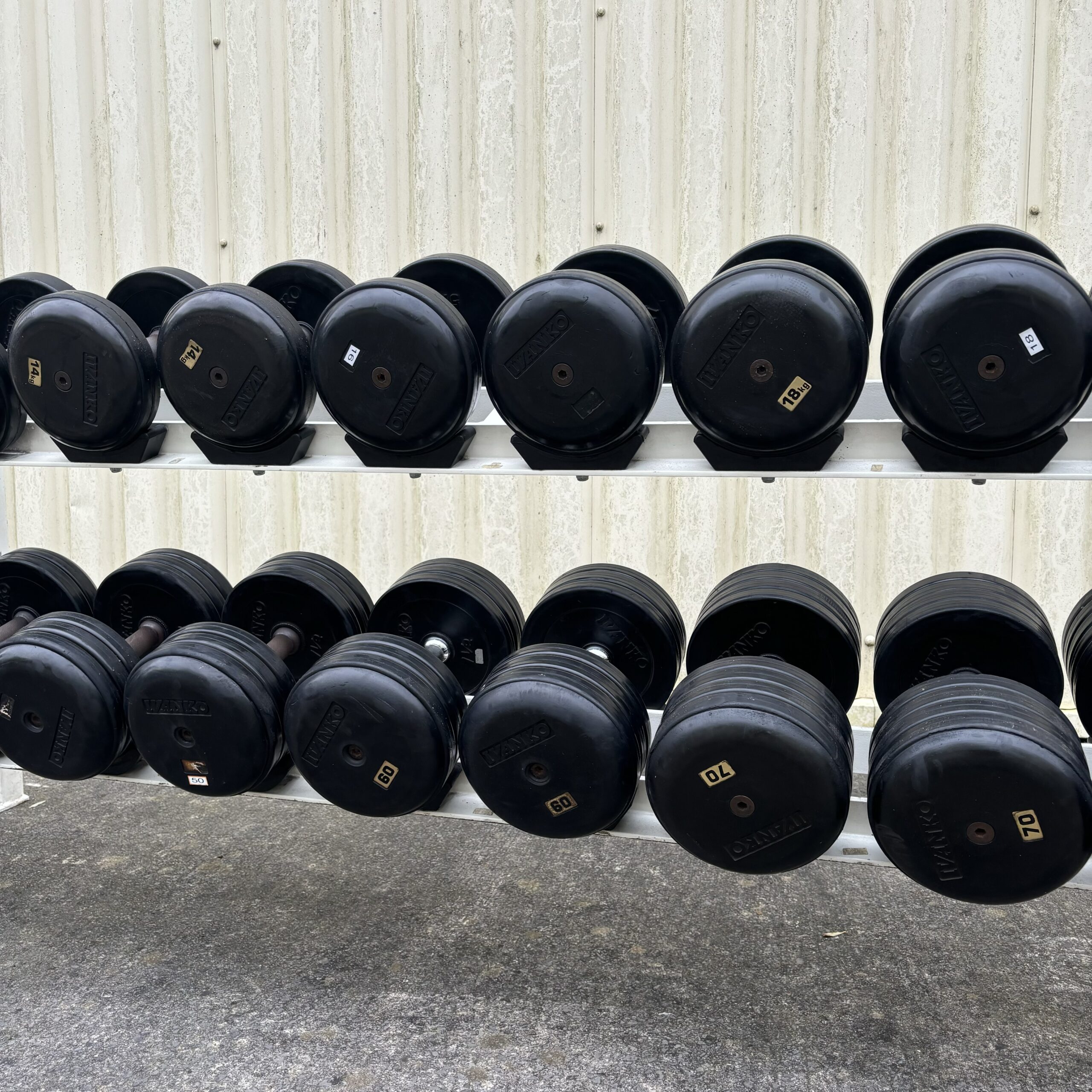 2.5 36kg IVANKO Dumbbell Set and Rack Equip4Gyms