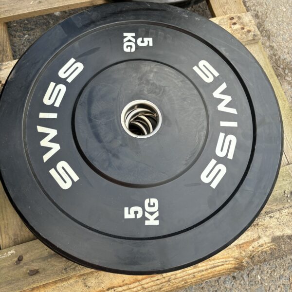 100kg SWISS Bumper Plate Set - Image 3