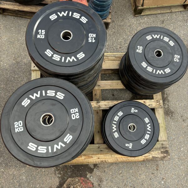 100kg SWISS Bumper Plate Set